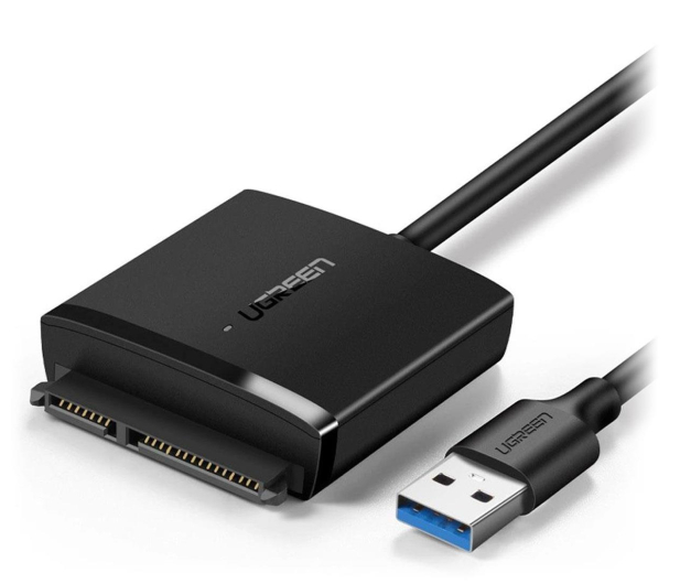 UGREEN Adapter USB3.0 do dysku 2.5'' / 3.5'' SATA CM257 czarny - 1292656 - zdjęcie
